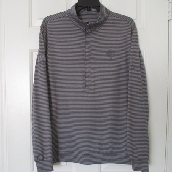 Matte Grey Womens L/S "Toscana" Golf Club (CA) 1/2 Zip Sweater - Size Medium - Picture 1 of 4